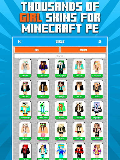 Skins Girls for Minecraft PE screenshot 6