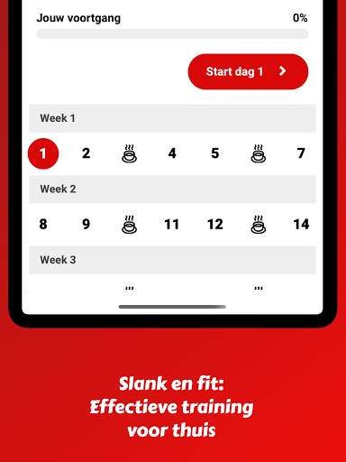 Thuis Afvallen voor Mannen - Fitness Oefeningen screenshot 13