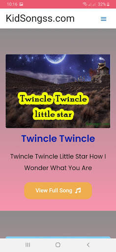 Kids Songs - with Lyrics & Video screenshot 3