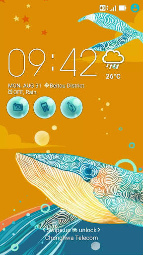 Ocean Dream ASUS ZenUI Theme screenshot 1