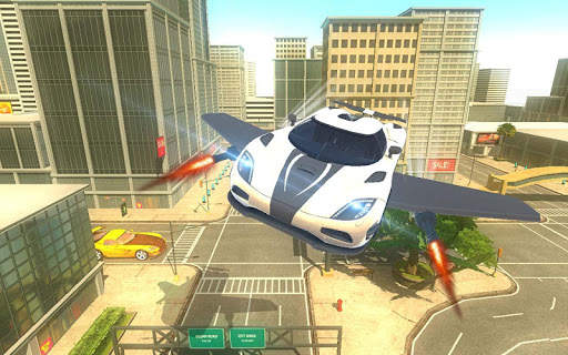 Futuristic Flying Car Taxi Simulator Driving screenshot 4
