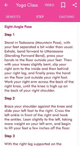 Yoga Online Classes Video for Asanas & Postures screenshot 2