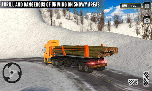 Up Hill Snow Truck Driver screenshot 3