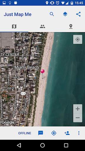 Just Map Me - Share your location in real-time screenshot 3