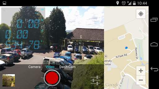 RouteShoot video and GPS app screenshot 1