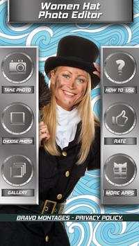 Women Hat Photo Editor screenshot 3