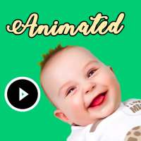 Funny Animated babies Stickers for WhatsApp 2021 logo
