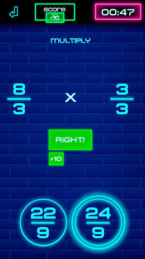 Fraction Challenge: Math games 6 تصوير الشاشة