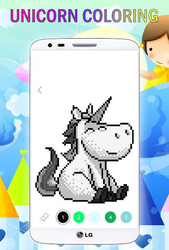 The Pixel Unicorn Coloring screenshot 3