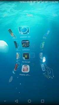 Jellyfish Hola 3D Theme screenshot 4