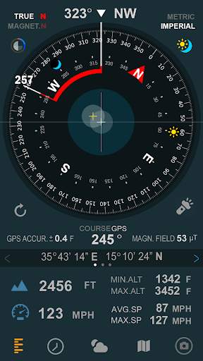 Compass 54 (All-in-One GPS, Weather, Map, Camera) screenshot 8