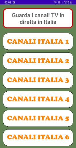 TV italiane - Diretta Italia TV Gratis screenshot 1