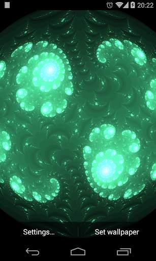 Fractal Live Wallpaper Lite screenshot 4