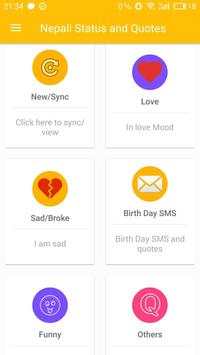 Nepali Status and Quotes screenshot 1