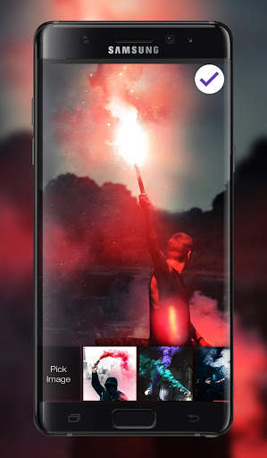 Flare Smoke Lock Screen screenshot 3