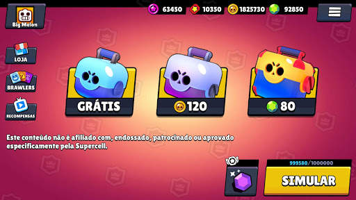 Simulador de Caixa para Brawl Stars screenshot 1