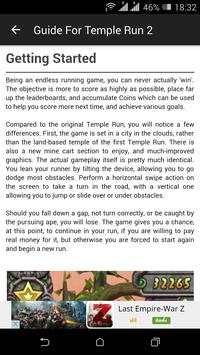 Guide For Temple Run 2 screenshot 2