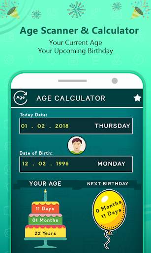 Age Calculator - Classic 2 تصوير الشاشة