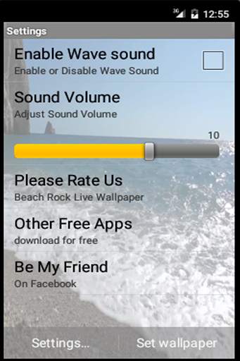 Beach Wave Live Wallpaper screenshot 3