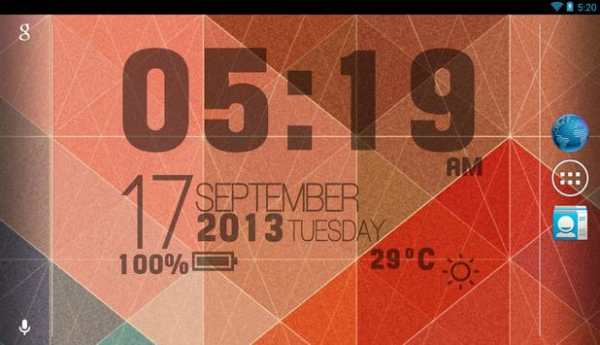 Sense Clock Live Wallpaper screenshot 8