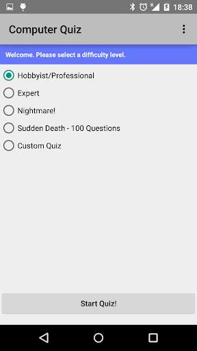 Computer and IT Quiz (Lite) screenshot 1