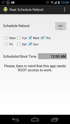 Real FAST Schedule Reboot Lite screenshot 1