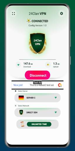 24clan VPN Lite SSH Gaming VPN screenshot 2