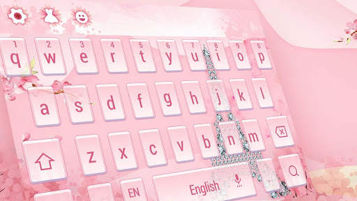 Pink Diamond Paris Love keyboard screenshot 1