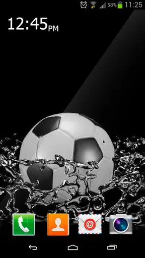 Soccer Ball Live Wallpaper screenshot 3