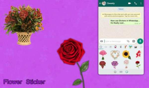 Flower stickers for whatsapp - WAStickers apps screenshot 3