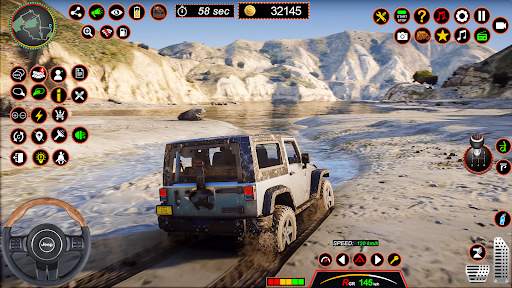 4x4 Jeep Driving Offroad Games screenshot 8