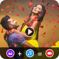 Animation Effect Video Maker with music logo