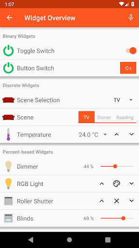 openHAB Beta screenshot 3