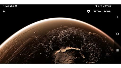 Planet Mars 3D Parallax Live Wallpaper screenshot 13
