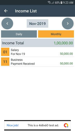 Daily Expense Manager 2 تصوير الشاشة