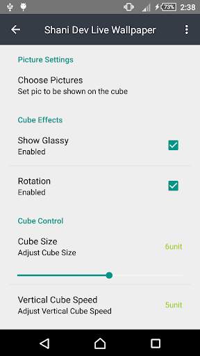 Shani Dev Cube Live Wallpaper screenshot 5