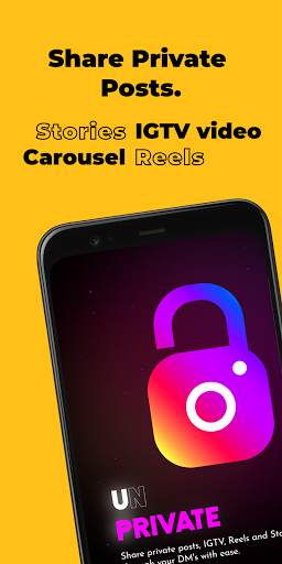 UnPrivate: Share, Download Instagram Private Posts screenshot 1