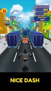 Manhattan Subway Bat Superhero - man Run screenshot 3