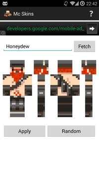 Skins for Minecraft Pocket Ed screenshot 1