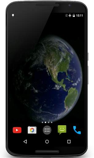 Earth and Moon Live Wallpaper screenshot 1