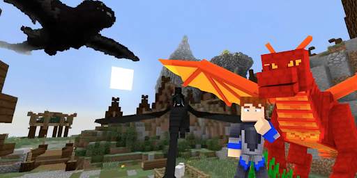 Train Your Dragon Mod  for Minecraft screenshot 4