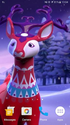 Christmas Deer Live Wallpaper screenshot 3