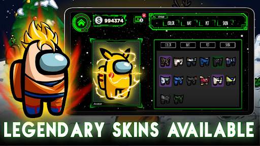 Skins simulator for among us screenshot 2