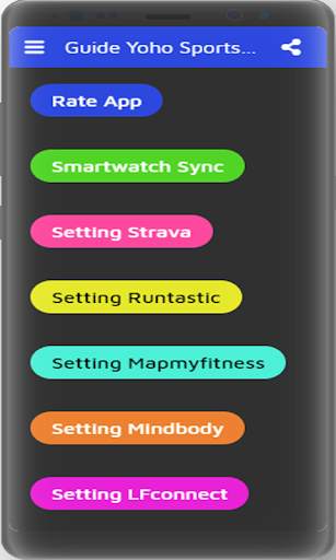 Guide Yoho Sports Smartwatch screenshot 1