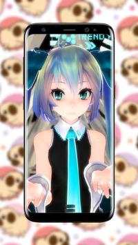 Hatsune Miku Live Wallpaper screenshot 2