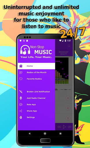 Non-Stop Music - Online World Radios Portal screenshot 1