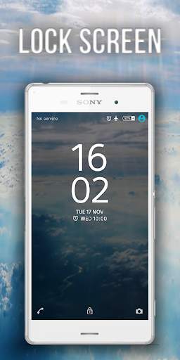 Theme XPERIEN™ - Blue Sky स्क्रीनशॉट 1