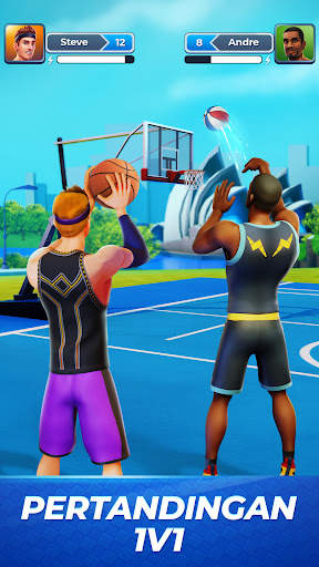 Bola Basket - Game Olahraga screenshot 2