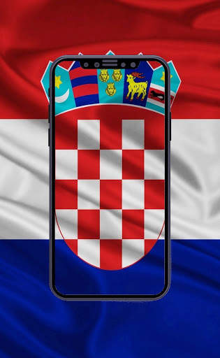 3D Croatia Flag live wallpaper screenshot 1
