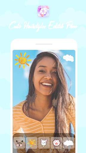 Cute Hairstyles Editor Free screenshot 4